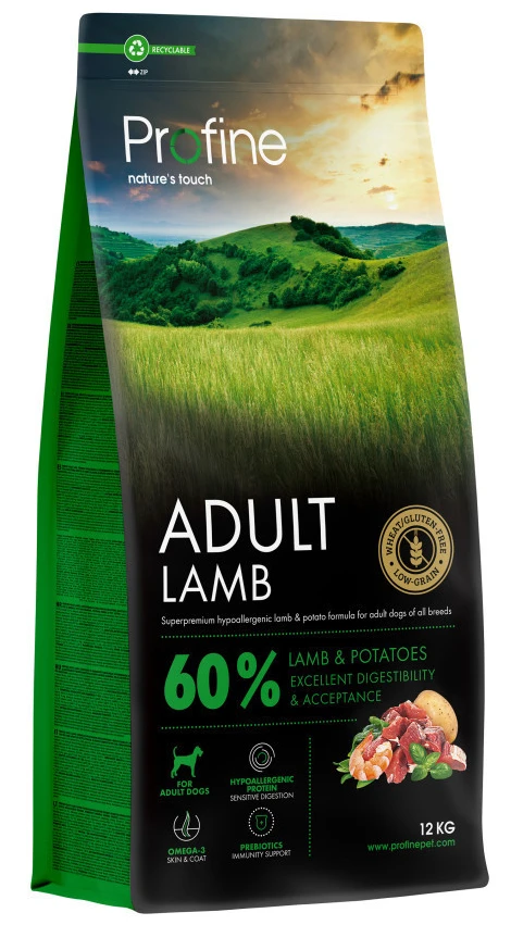 Сухий корм для собак Profine Lamb and Potatoes 12 кг (8595602570157)