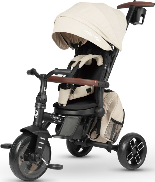 Трёхколёсный велосипед Qplay Comfo Max Beige (T70 ComfoMaxBeige)