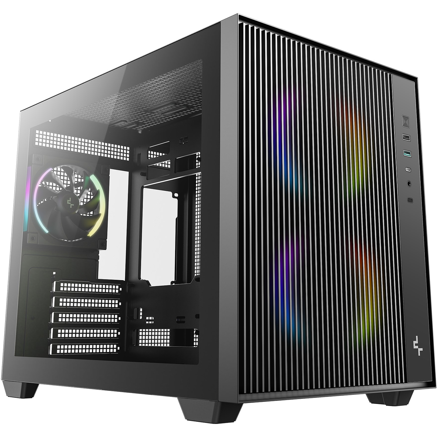 Корпус Deepcool CG330 Mesh 3F Black (R-CG330MESH-BKANM3-G)