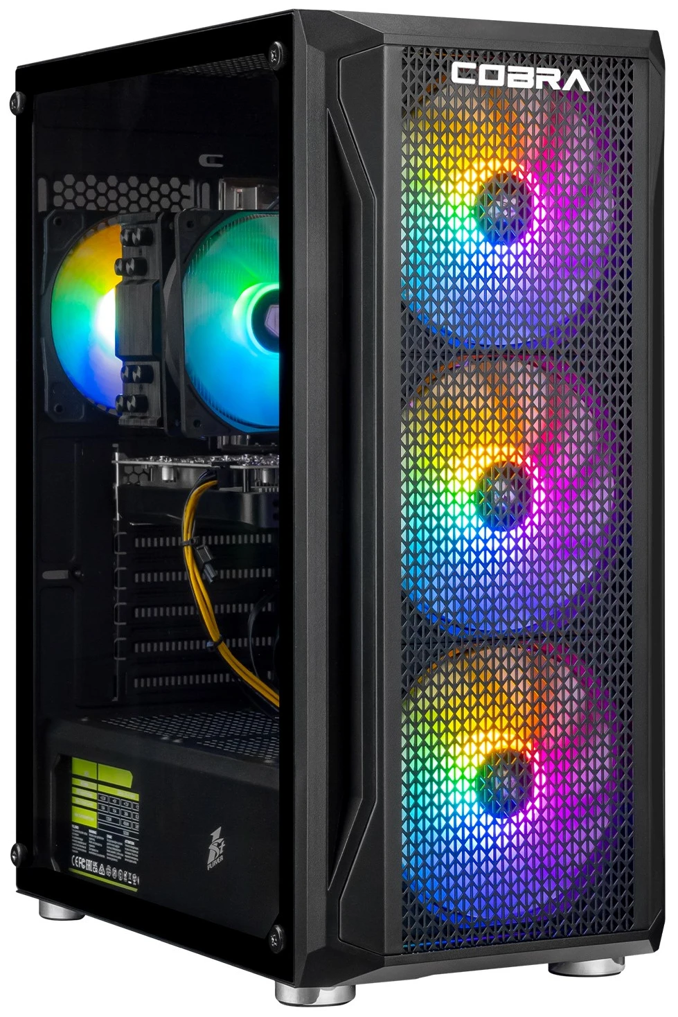 Системный блок Cobra Go RX 9060 / Ryzen 5 8400F / RAM 32GB / SSD 500GB / Win 11 (R5G23184)