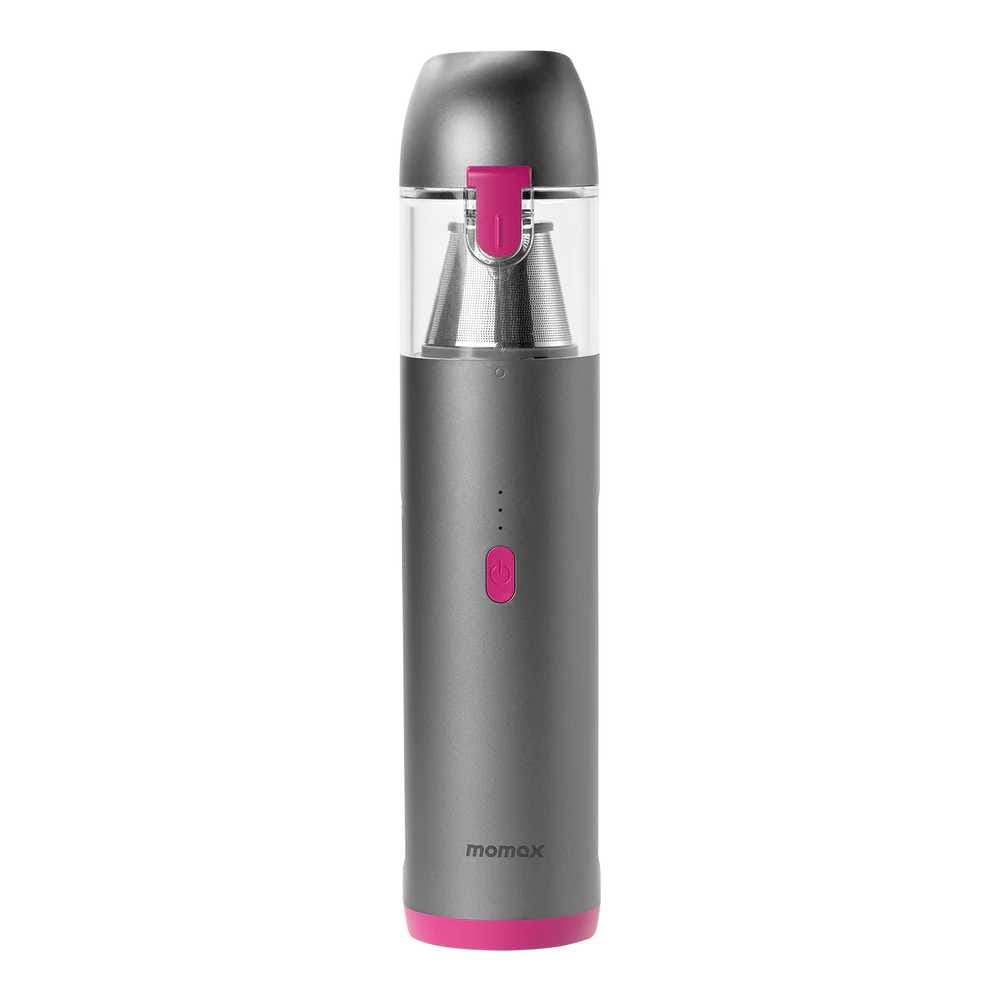 Пылесос ручной для дома Momax Micro Cleanse RO3E Rose/Grey