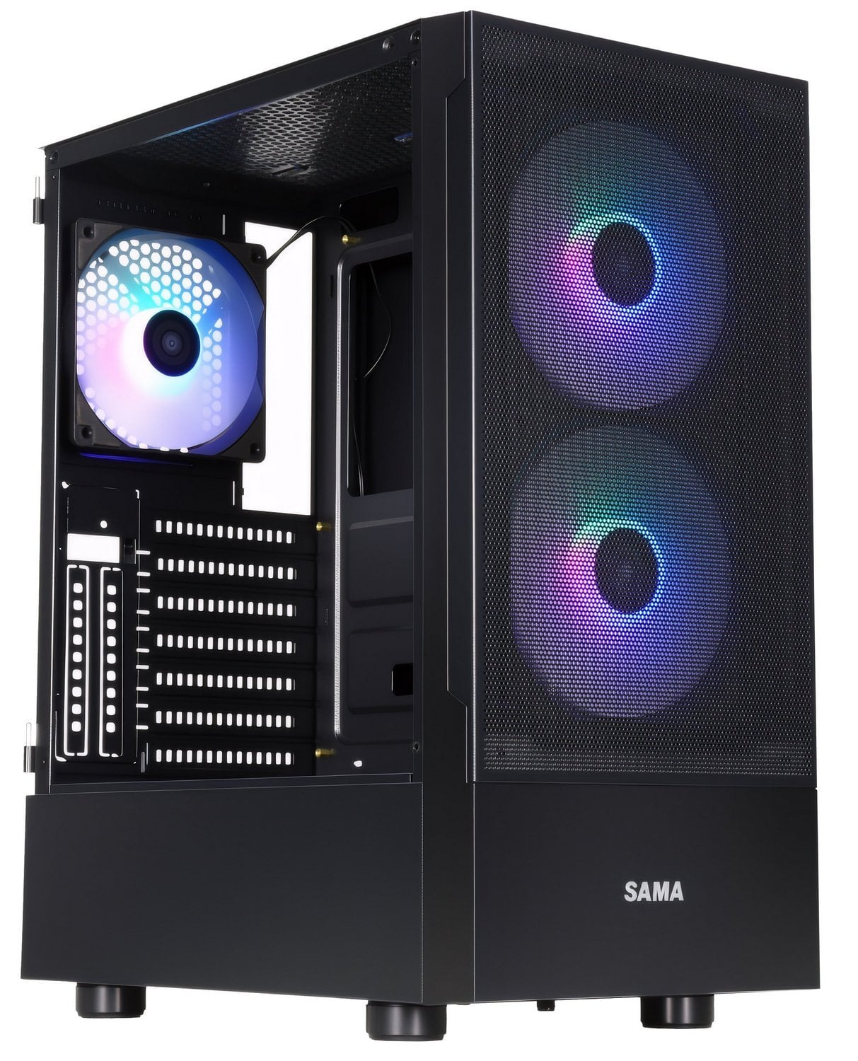 Корпус SAMA 3307 140mm без БП Black