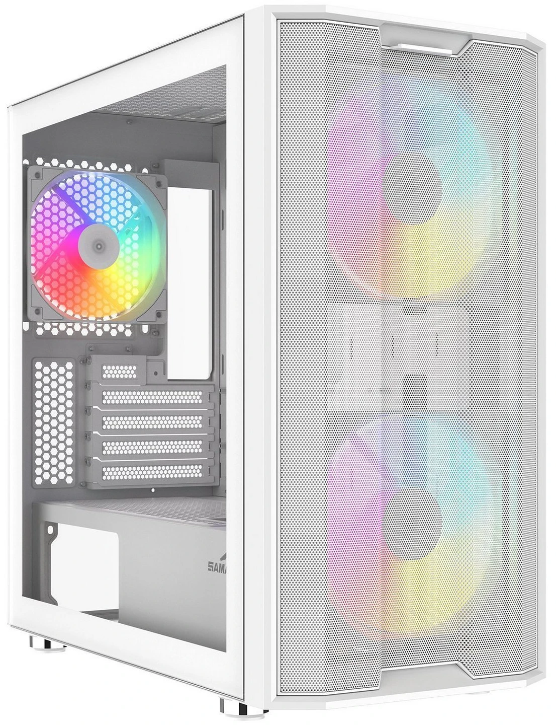 Корпус SAMA S30 без БП (S30-WHMPA3X1-GL) White