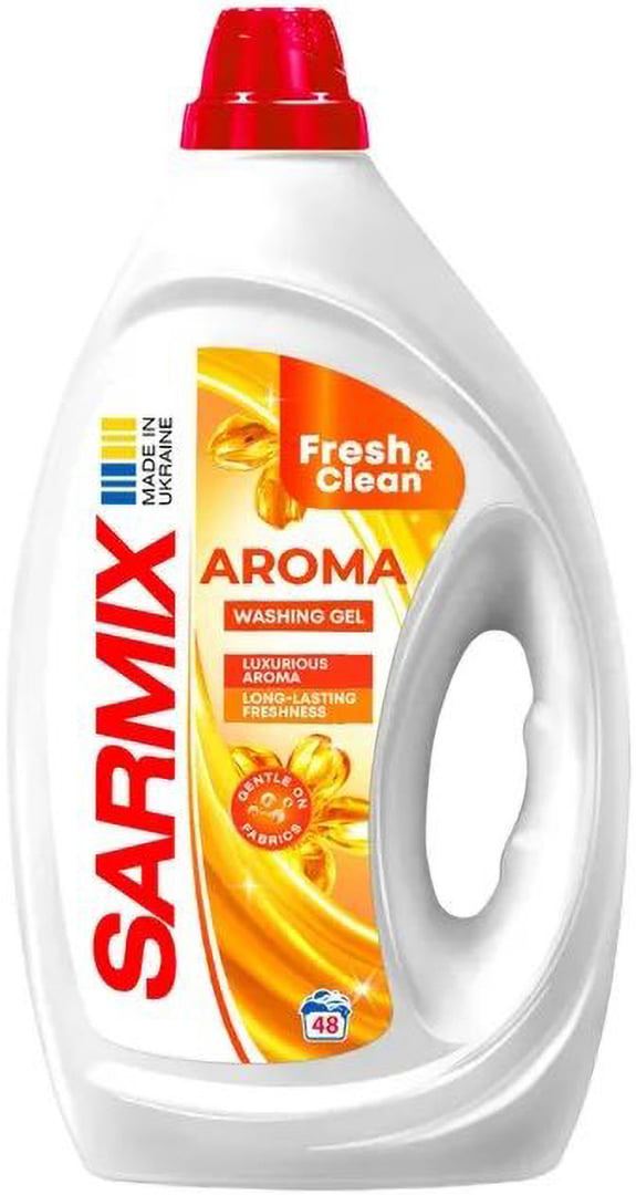Гель для прання SARMIX AROMA 1900 мл+еко-сумка 290х330 (4820268104779)