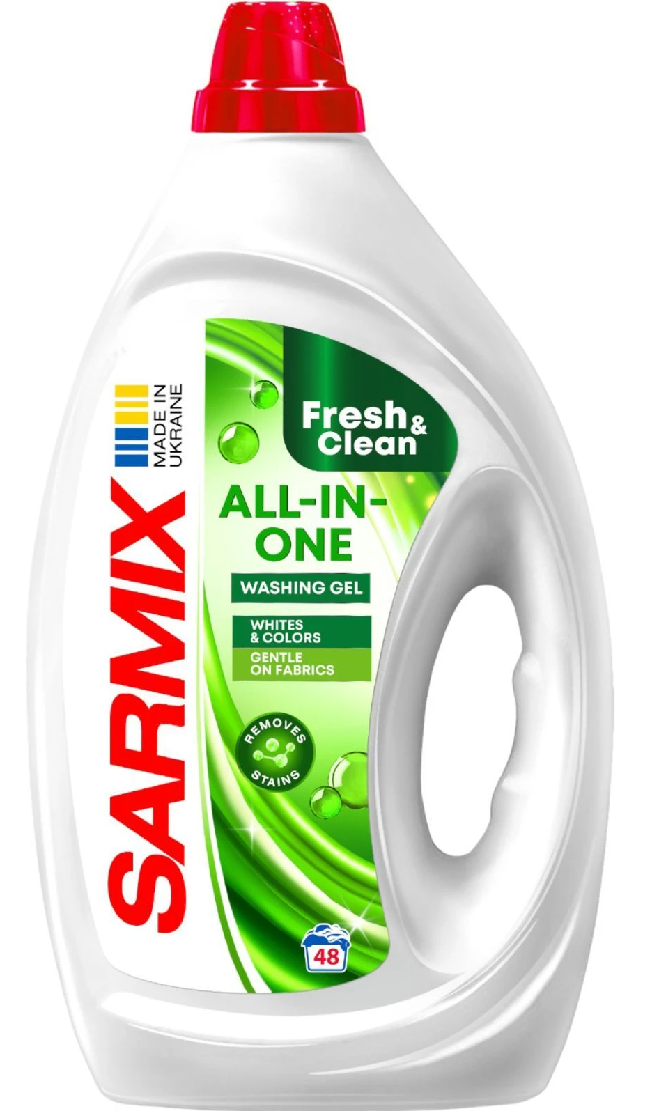 Гель для прання SARMIX ALL-IN-ONE 1900 мл (4820268104786)