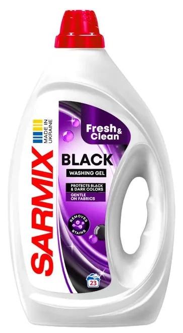 Гель для прання SARMIX BLACK 900 мл (4820268103970)