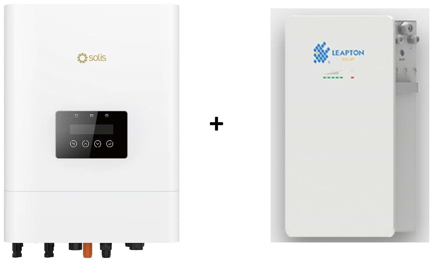 Система хранения энергии Solis SL-EO1P5K-ELA05H (1ф, 5kW, 51.2V, 100 Ah, LiFePO4)
