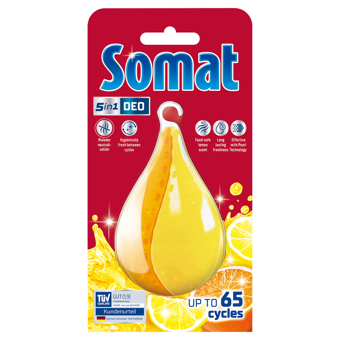 Таблетка для посудомийної машини Somat Deo Duo-Pearls Lemon & Orange (9000101000436)
