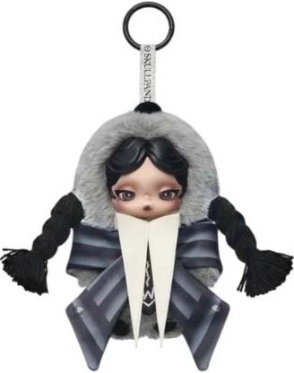 Колекційна м'яка іграшка Pop Mart Skullpanda Wednesday Nevermore academy uniform (SWNA-01)