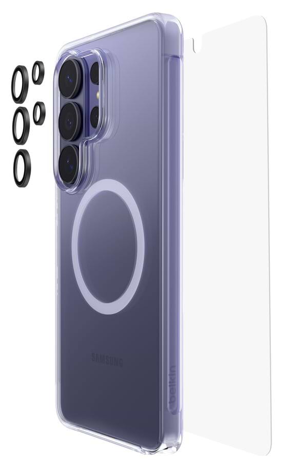 Чохол для смартфону Belkin 3в1 для Samsung Galaxy S26 Ultra (скло, захист камери) 1 Pack (BUA004HQ)