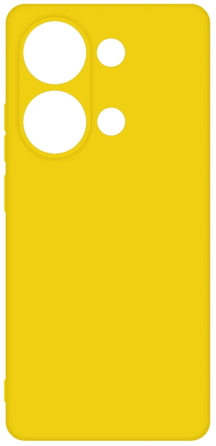 Чехол для смартфона Intaleo Silicone Case for Xiaomi Redmi Note 13 Pro 4G Yellow (1283126601156)