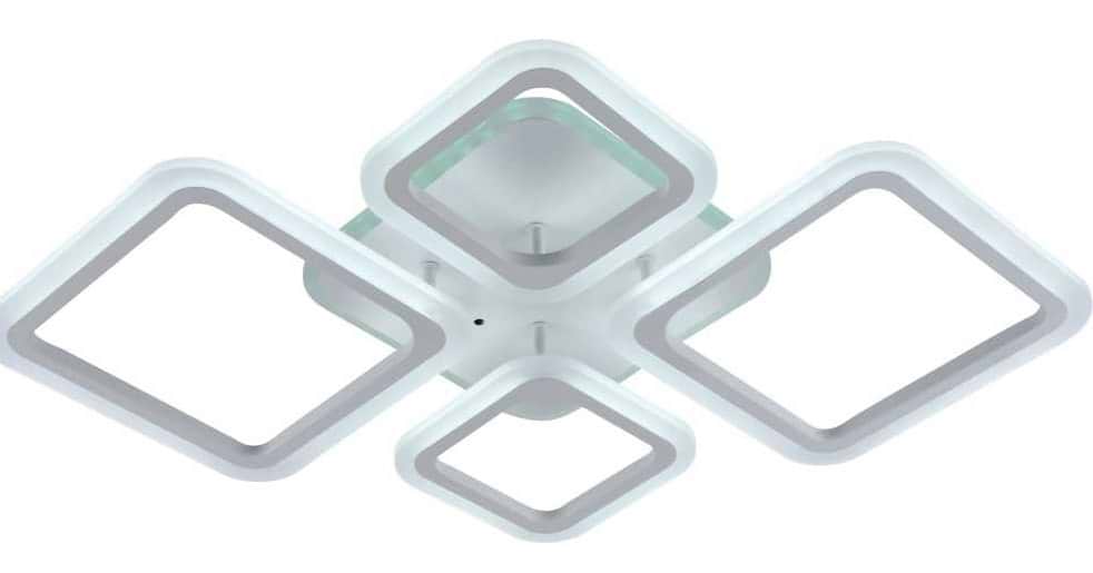 Люстра Sirius LI8822/2+2 WH (RGB) 88W+8W