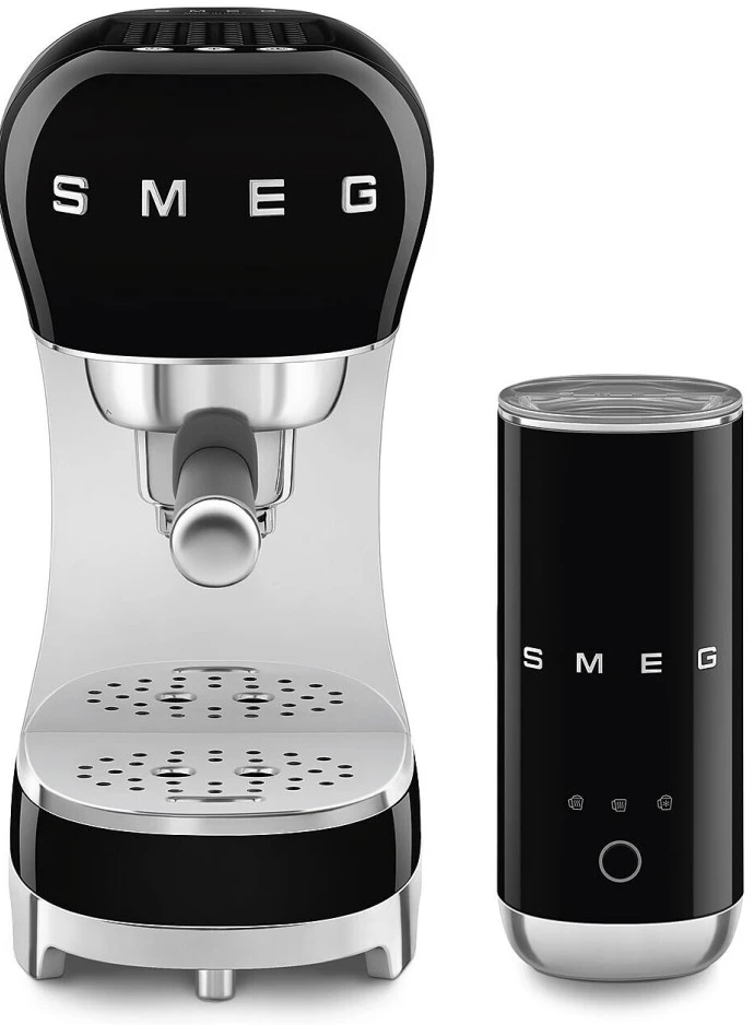 Кавоварка ріжкова Smeg ECF12BLEU Black