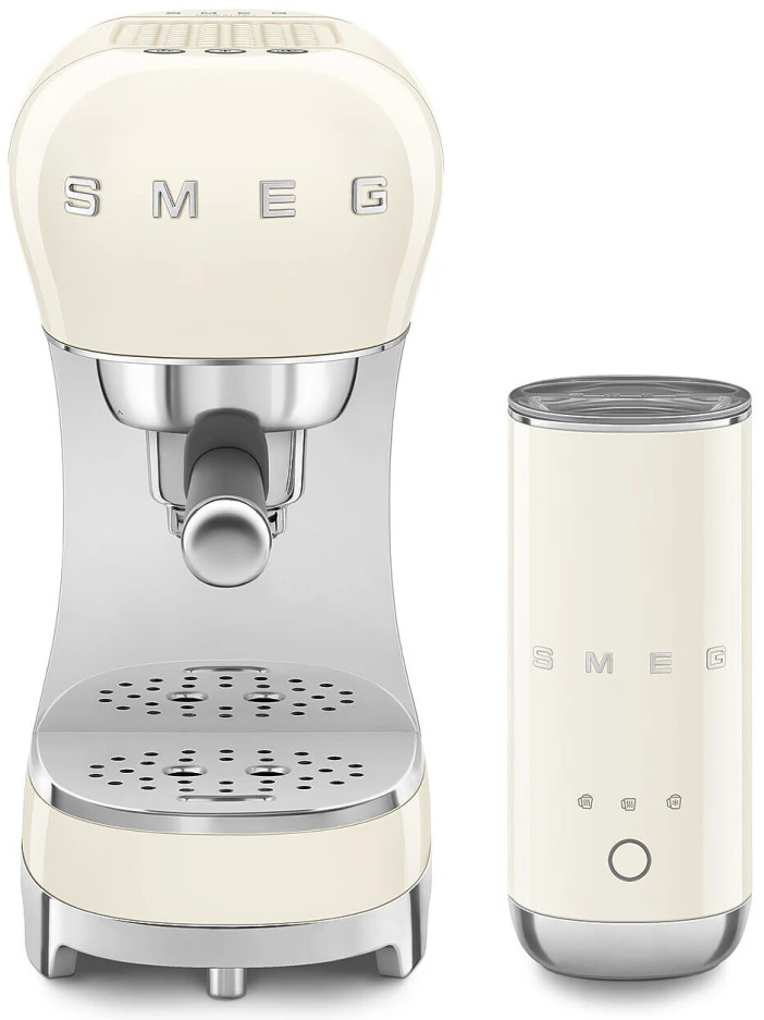 Кавоварка ріжкова Smeg ECF12CREU Creamy