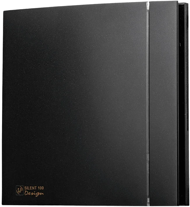 Вытяжной вентилятор Soler&Palau SILENT-100 CRZ BLACK DESIGN-4C