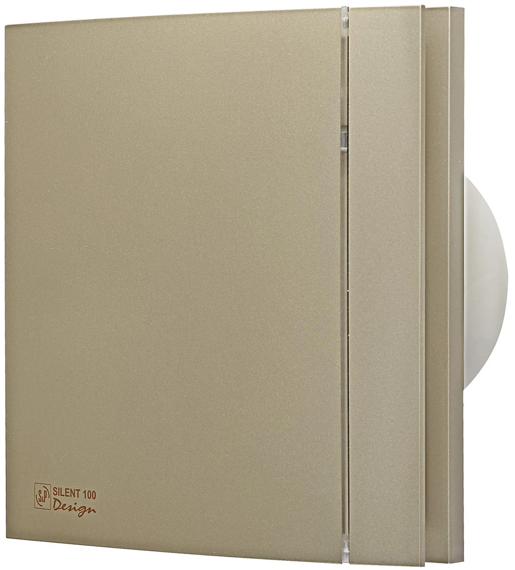 Вытяжной вентилятор Soler&Palau SILENT-100 CZ CHAMPAGNE DESIGN 4C