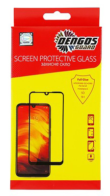 Захисне скло для смартфону DENGOS for Samsung Galaxy A27 SM-A276 Black Full Glue (TGFG-432)