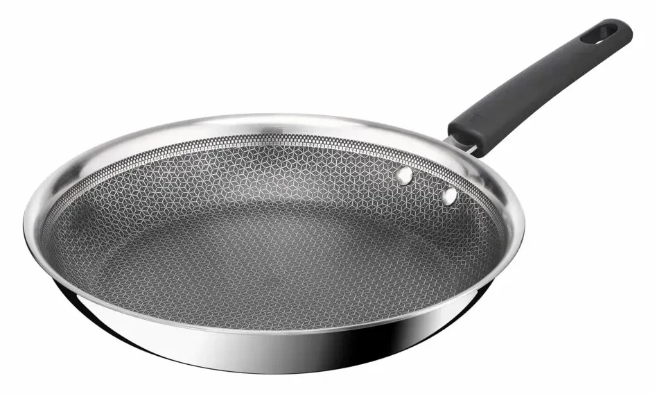 Сковорода универсальная Tefal SET_E3410655 EMOTION+ POWER 28 см, с кр