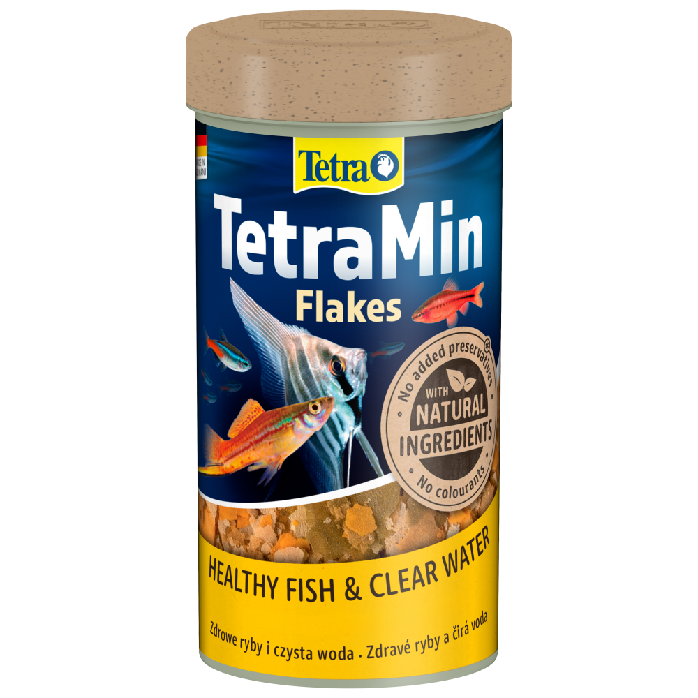 Корм для риб Tetra Min Flakes для тропічних акваріумних в пластівцях 250 мл (4004218238923)