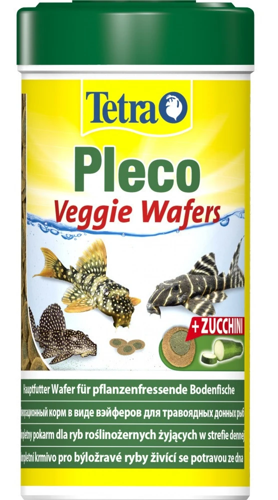 Корм для риб Tetra Pleco Veggie Wafers для травоїдних донних пластинки 250 мл (4004218151239)