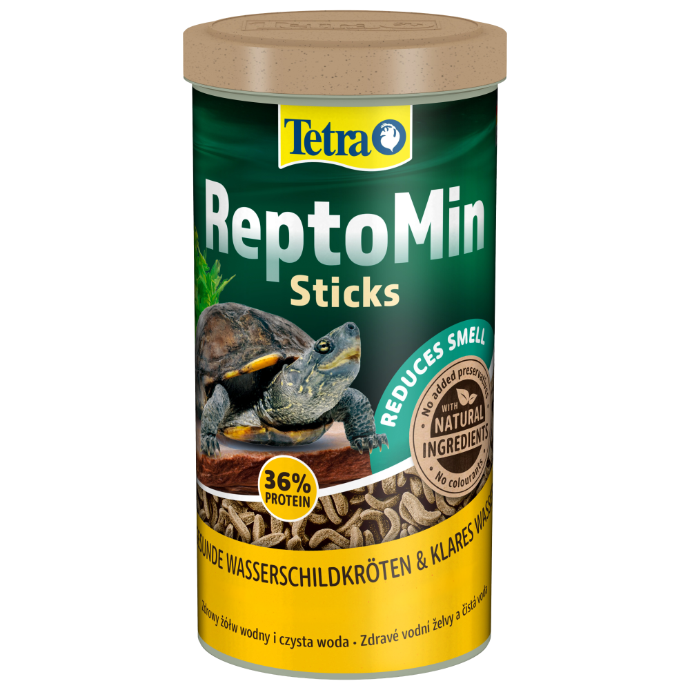 Корм для рептилій Tetra ReptoMin для черепах палички 270 г 1 л (4004218728936)