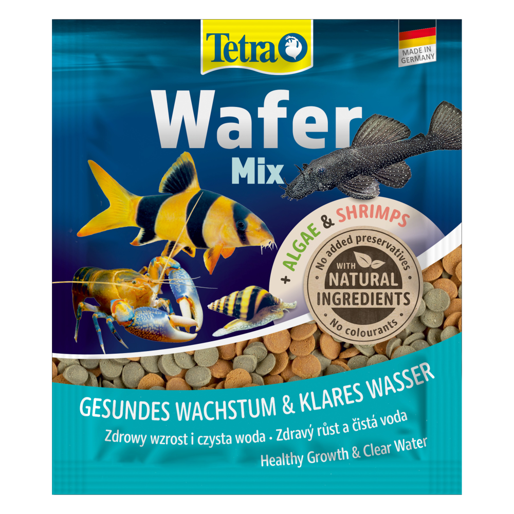 Корм для риб Tetra Wafer Mix для акваріумних донних та ракообразних в пластинах 15 г (4004218134461)