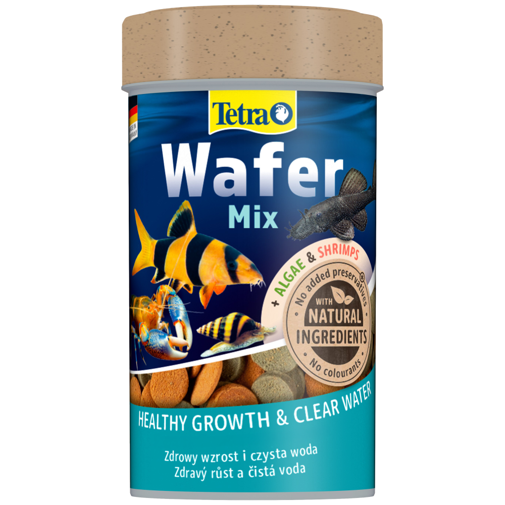 Корм для риб Tetra Wafer Mix для акваріумних донних таблетки 48 г 100 мл (4004218812215)