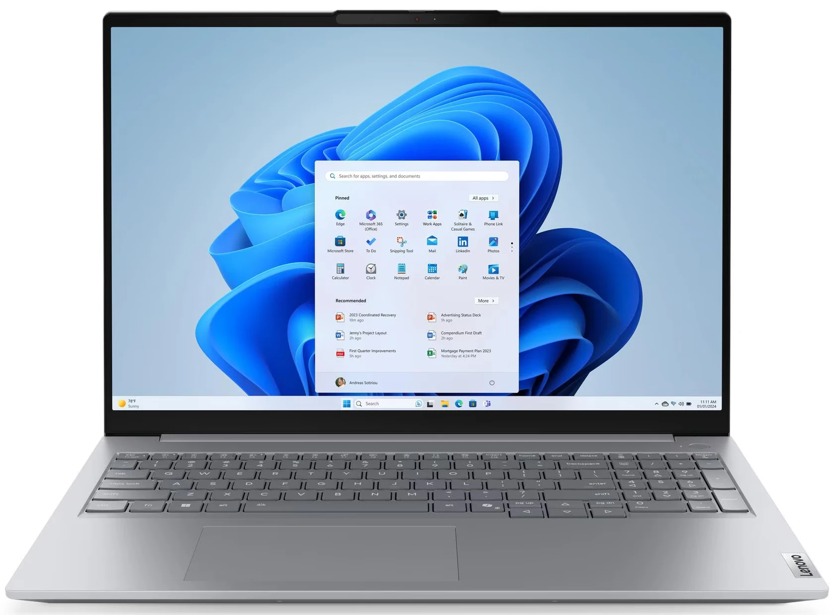 Ноутбук Lenovo ThinkBook 16 G9 IRL (21US005QRA) Arctic Grey