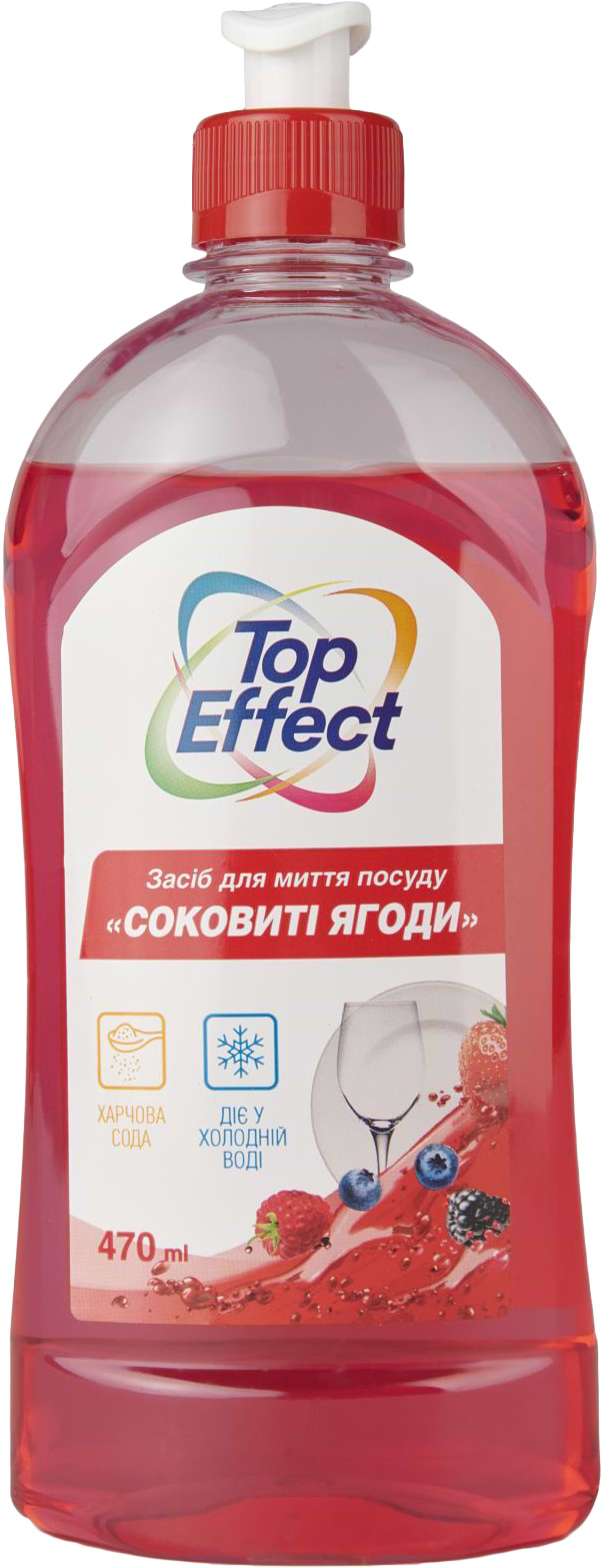 Средство для ручного мытья посуды TopEffect Сочные ягоды 470 мл (4820255111285)