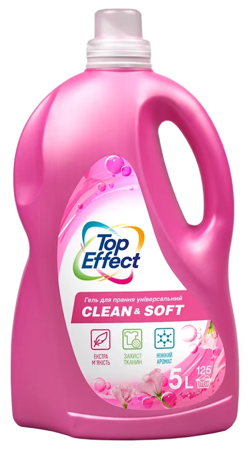 Гель для прання TopEffect Clean&Soft  5 л (4820255112985)