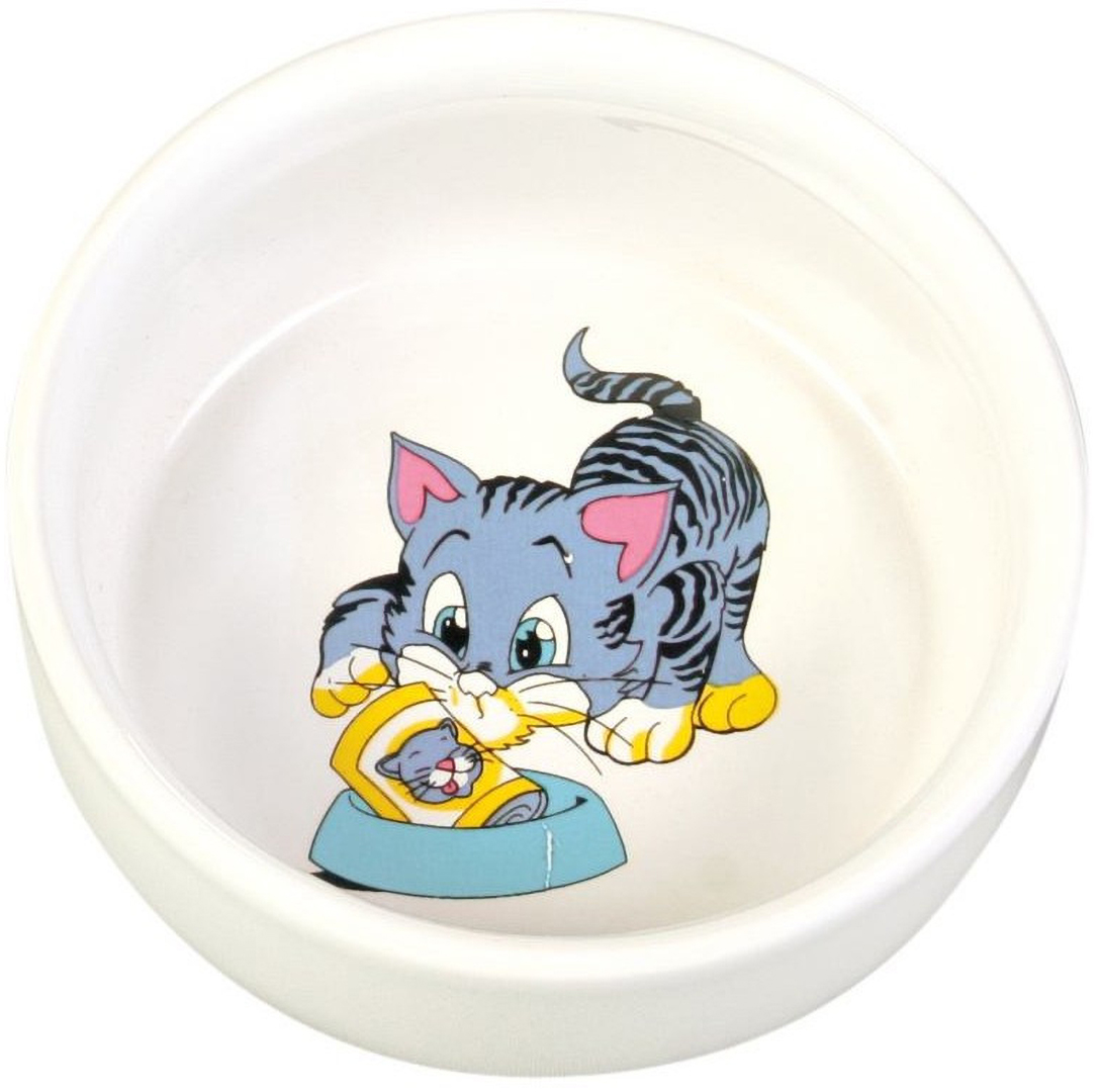 Миска для животных Trixie для кошек с котиком 11 см 300 мл (4011905040097)