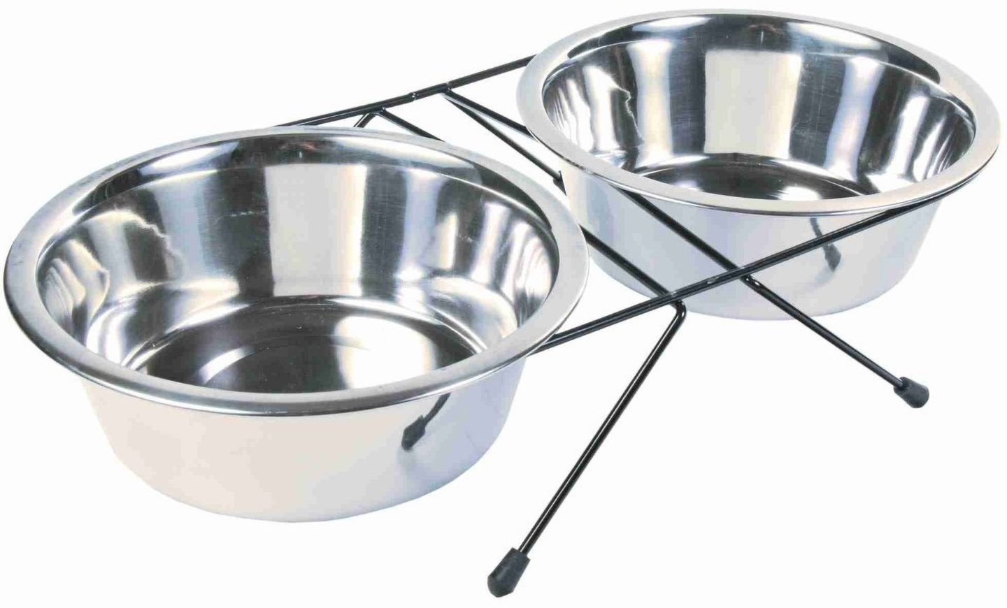 Подставка с мисками Trixie для собак 2х1,8 л 21 см (4011905248332)