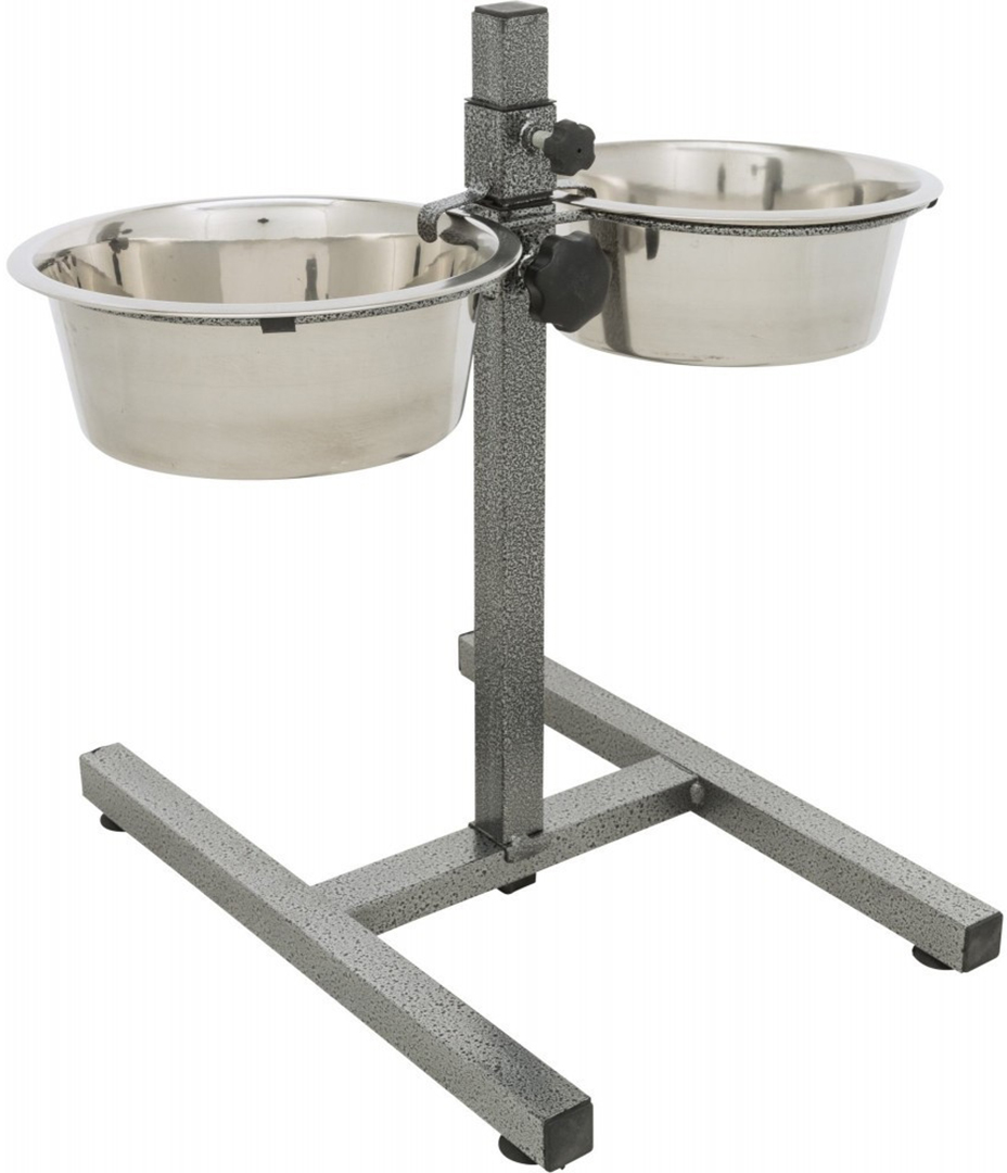 Подставка с мисками Trixie 2x1,8 л/21 см h-40 см (4011905249216)