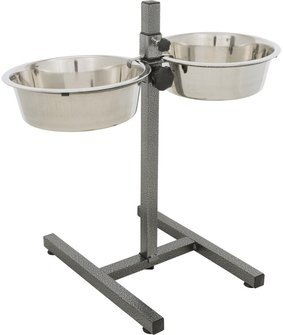 Подставка с мисками Trixie 2x2,8 л/24 см h-50 см (4011905249223)