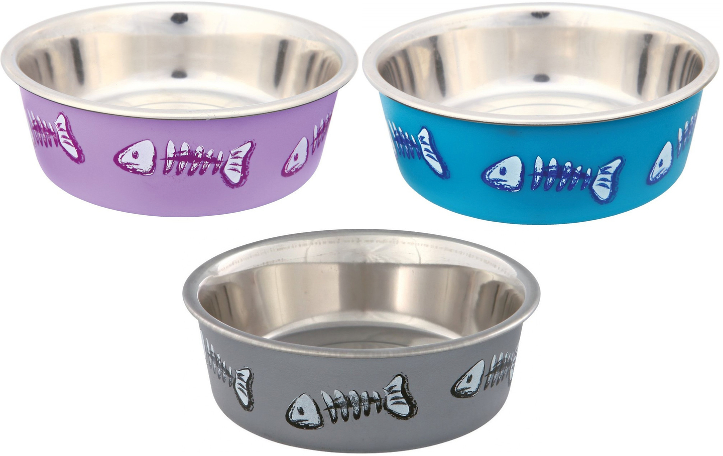 Миска для животных Trixie для кошек с рыбками 12 см 250 мл (4011905252704)