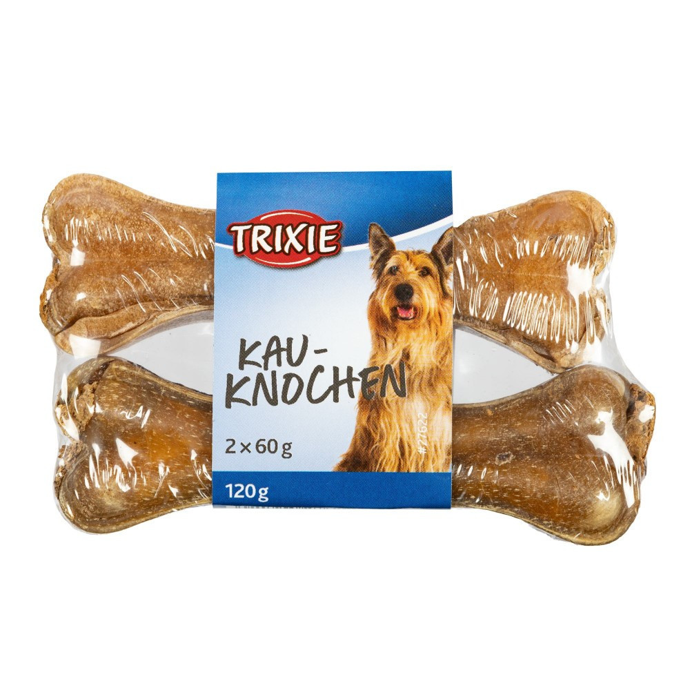 Ласощі для собак Trixie Кісточка пресована з рубцем 60 г 2 шт. (4011905276229)