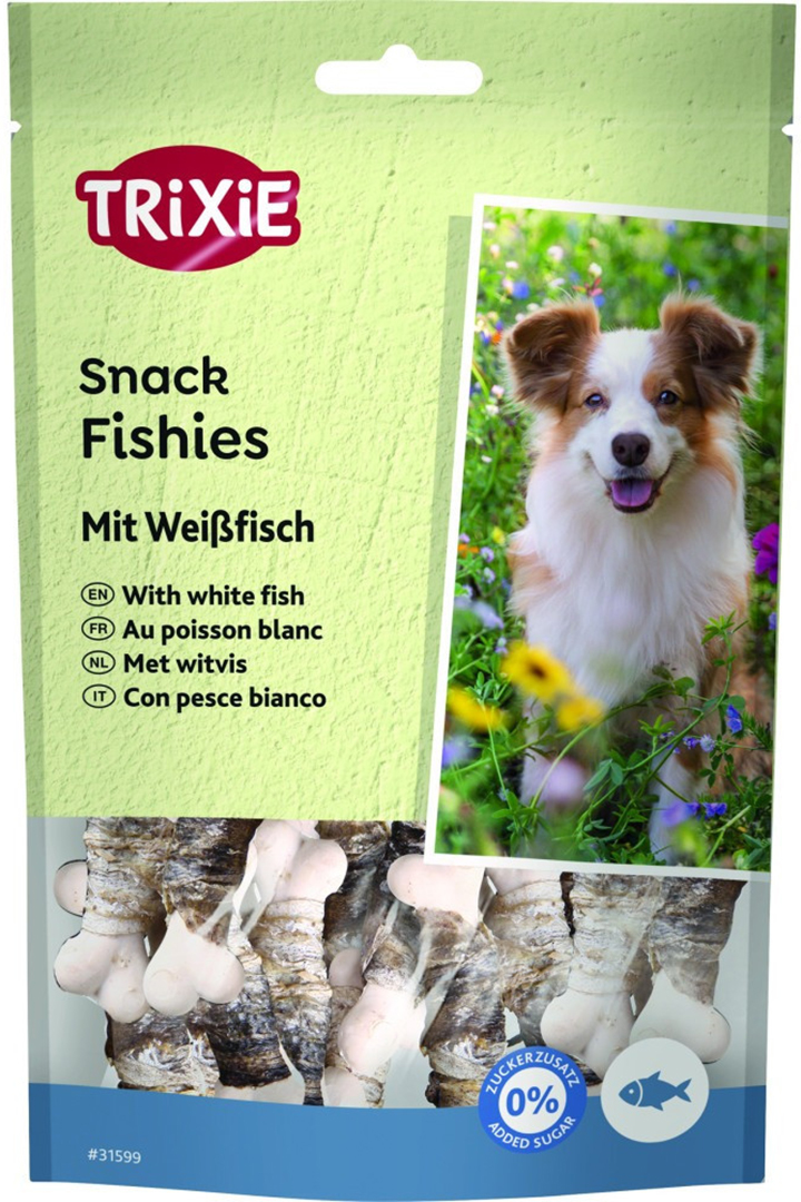 Ласощі для собак Trixie Fishies with Whitefish з білою рибою 100 г (4011905315997)