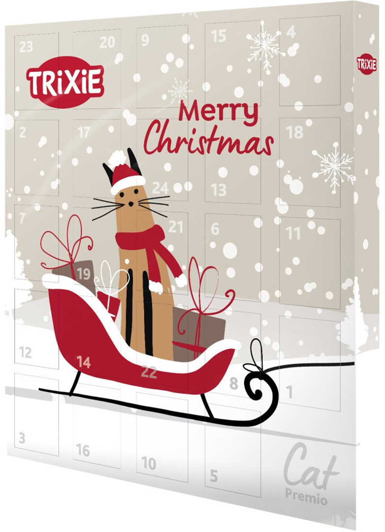 Адвент-календарь лакомства для кошек Trixie PREMIO Cat Merry Christmas ассорти 30х34х3.5 см 24 (4047974092644)