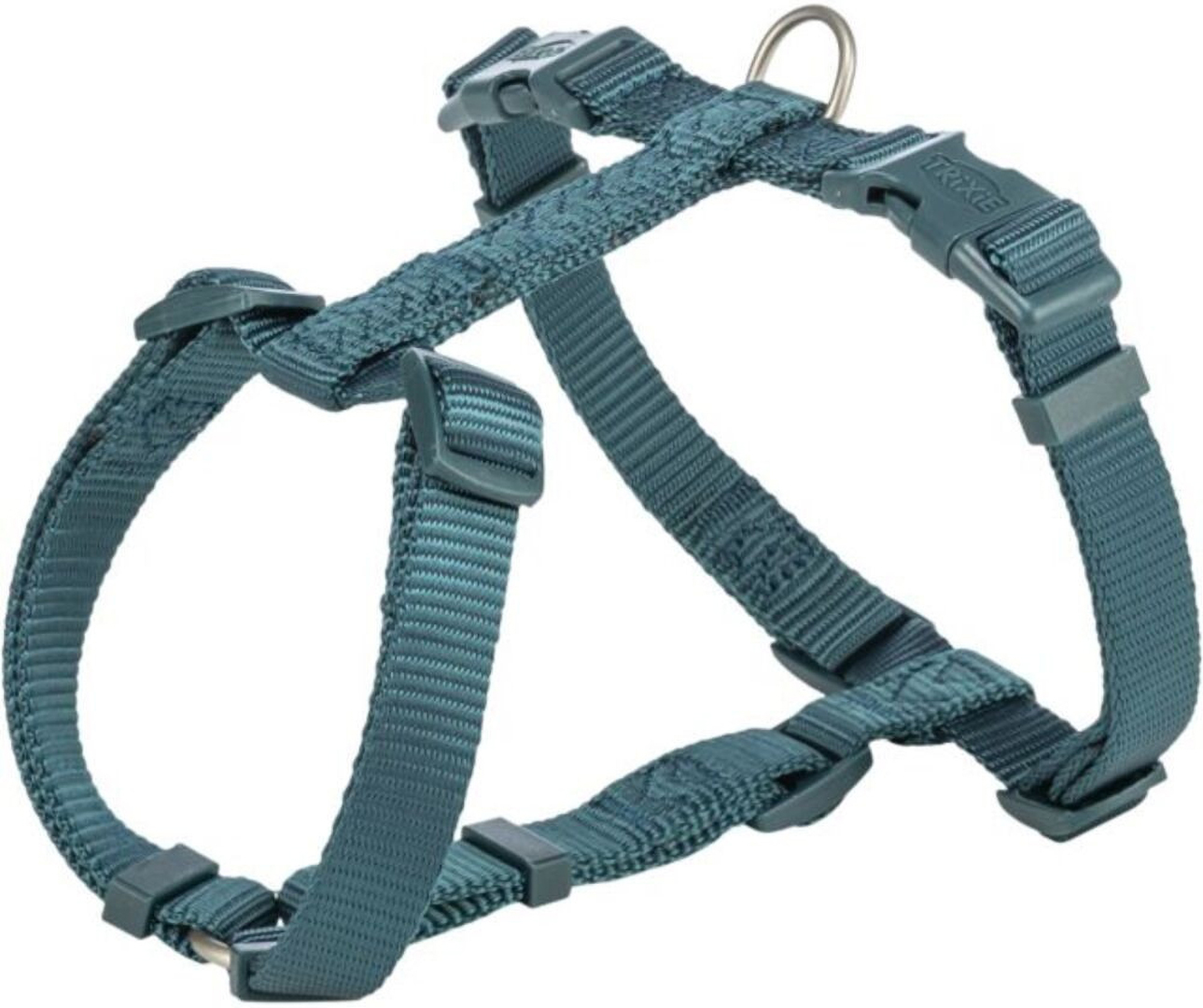Шлея для собак Trixie Premium H-harness темний синьо-зелений XXS–XS 20–32 см 10 мм (4053032672925)