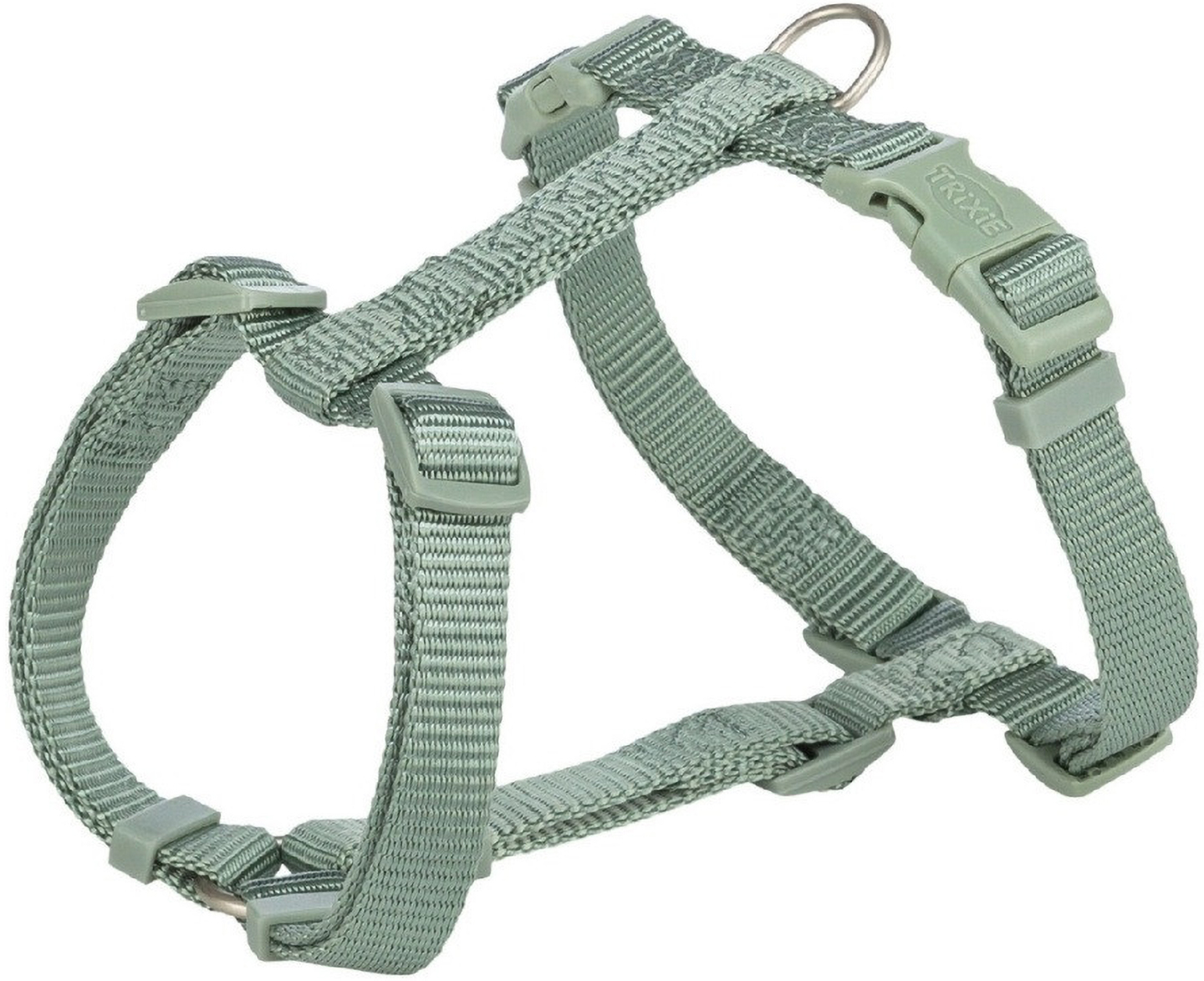 Шлея для собак Trixie Premium H-harness XS–S 30–44 см 10 мм світло-зелена (4053032673052)