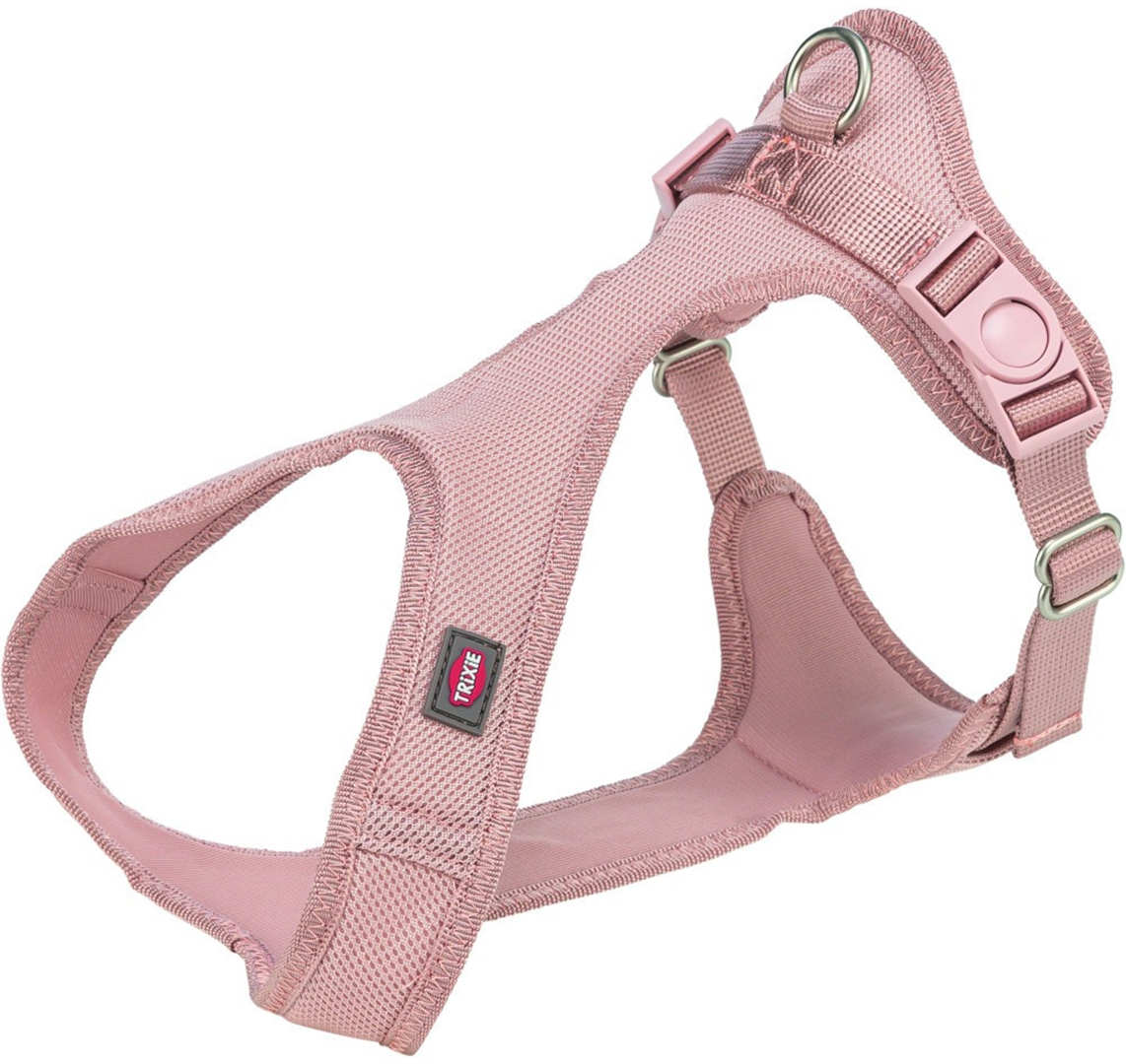 Шлея для собак Trixie Comfort м'яка S–M 35–60 см 20 мм світло-рожева (4053032679221)