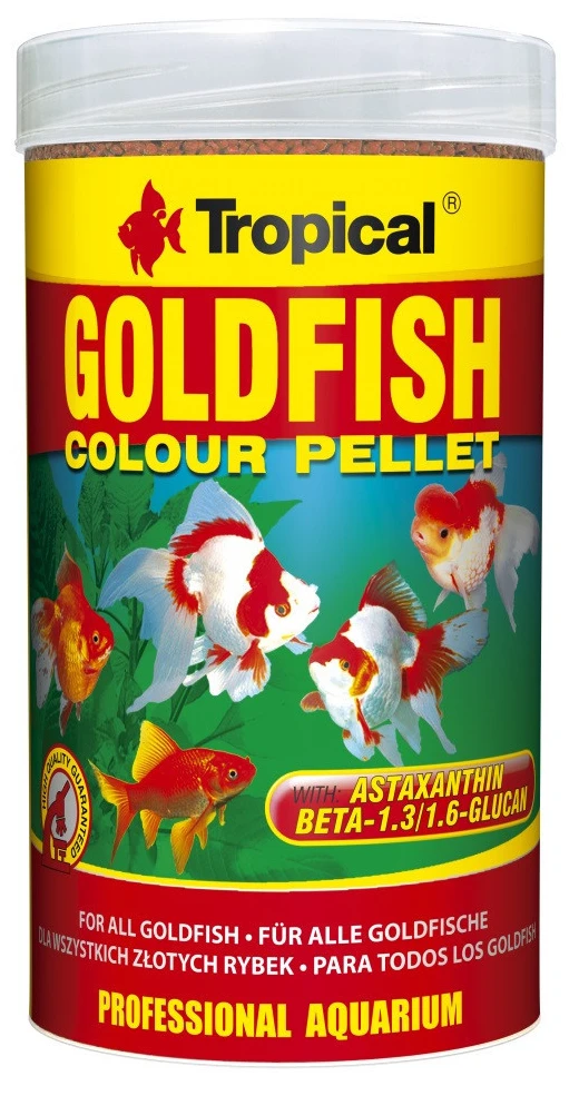 Корм для риб Tropical Goldfish Color Pellet гранули для золотих 90 г (5900469604748)