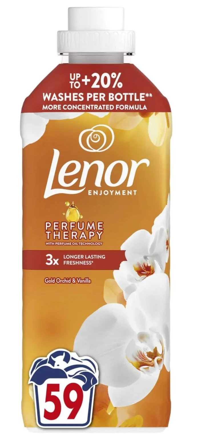 Ополаскиватель для белья Lenor Золотая орхидея и ваниль, 59 циклов, 1.239 л