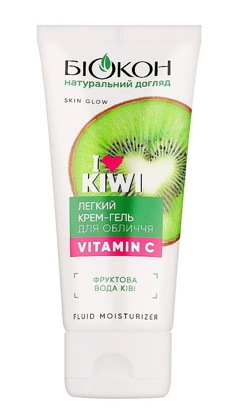 Крем для лица Біокон I love kiwi легкий гель с витамином С 60 мл (4823110302934)