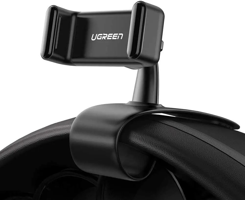 Автотримач UGREEN LP189 Dashboard Snap Clip Phone Holder Black (60796)