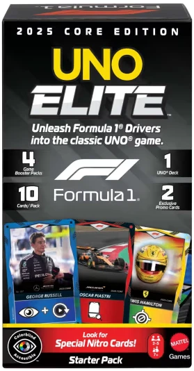 Настільна гра (8+) UNO Elite F1 (JLV42)