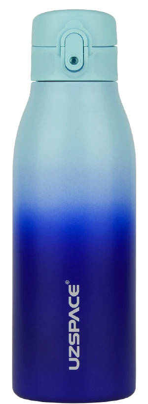 Термобутылка UZspace 4203 Gradient 600 мл Шторм сине-голубая (6955482347195)