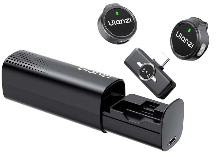 Мікрофонна система Ulanzi A21 Wireless Microphone dual-mic Type C Black (A053)