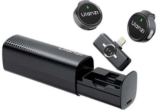 Микрофонная система Ulanzi A21 dual-mic Lightning Black (A054)