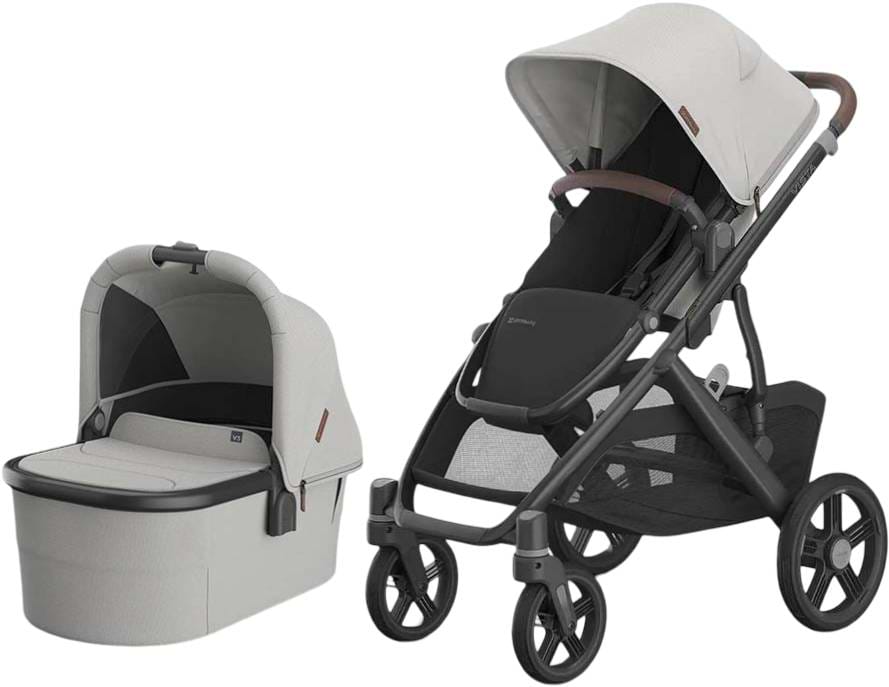 Коляска универсальная 2 в 1 Uppababy Vista V3- Savannah-Pearl Gray Jacquard (0303-VIS-EU-SAV)